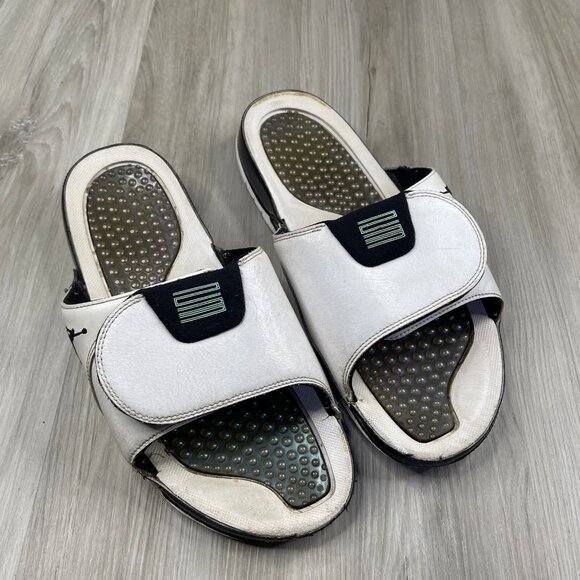 Nike Air Jordan 11 Hydro EASTER Slides Size 12 Emerald AA1336 117 Slide - Picture 2 of 16